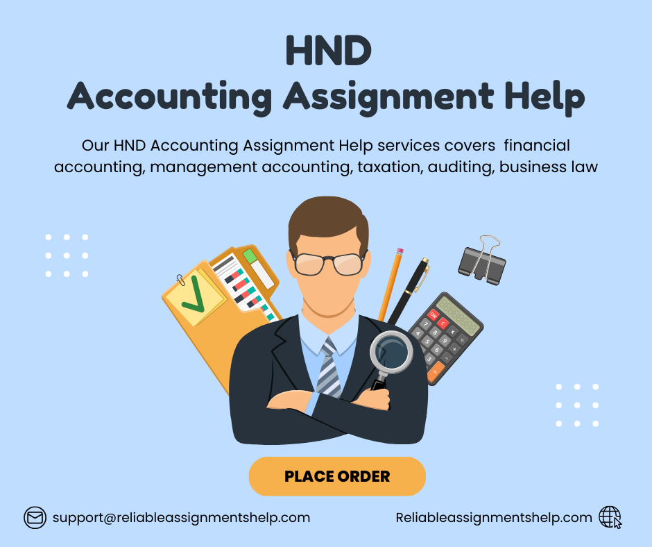 HND Accounting Assignment Help