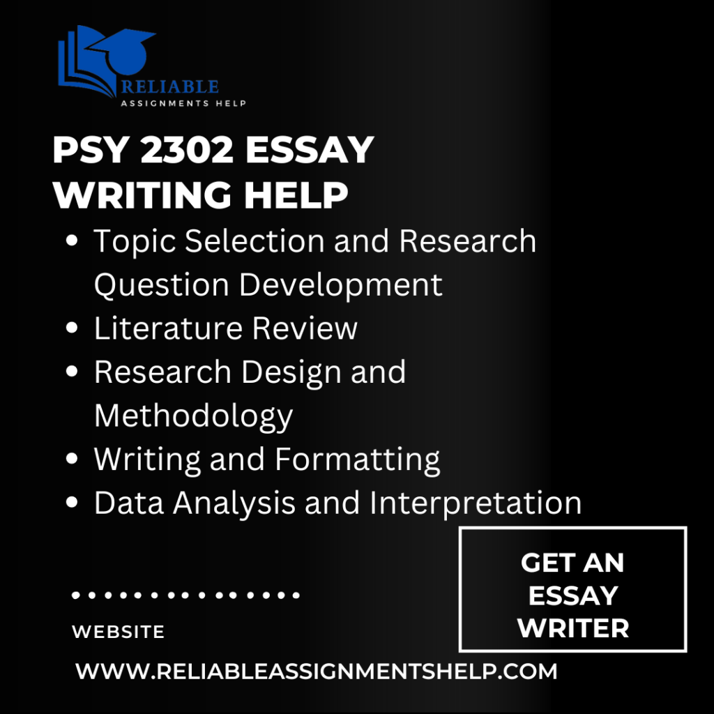 PSY 2302 Essay Writing Help